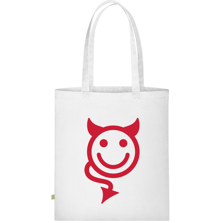 Devil Smiley Icon Väska av tyg contain pic