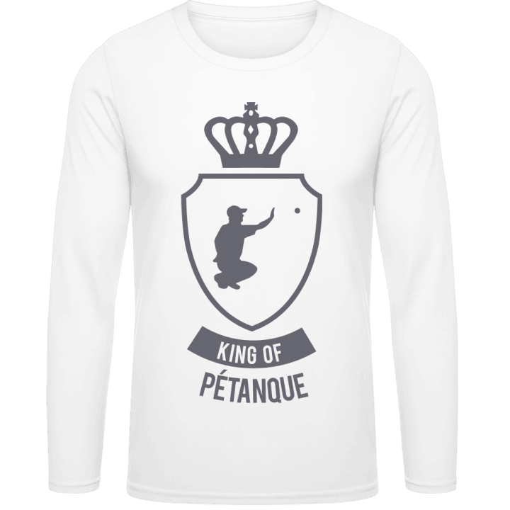 King of Pétanque Långärmad skjorta contain pic