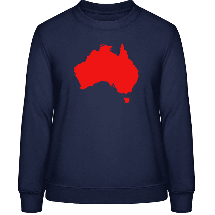 Australia Map Felpa donna contain pic