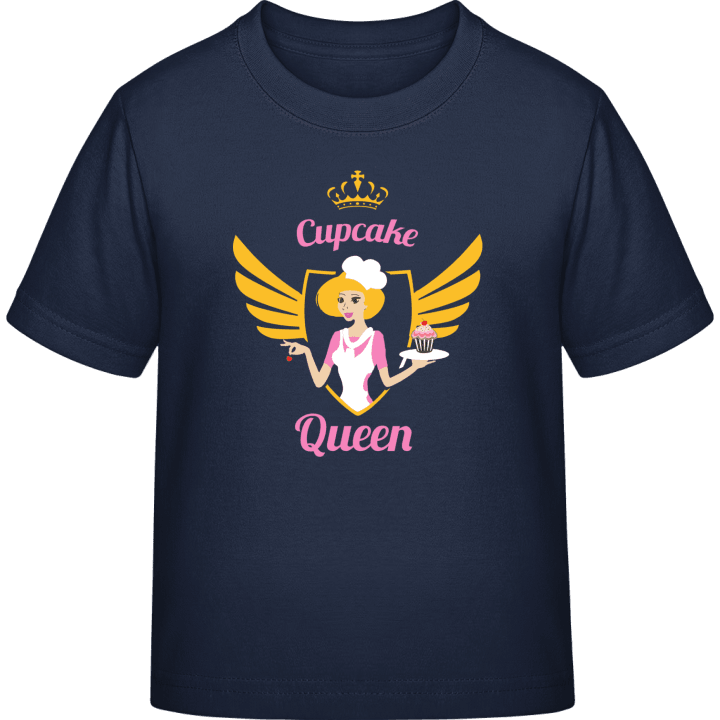 Cupcake Queen Winged T-skjorte for barn contain pic