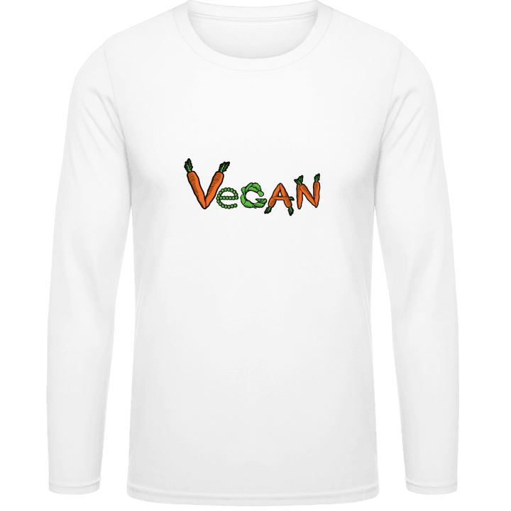 Vegan Typo Langarmshirt contain pic