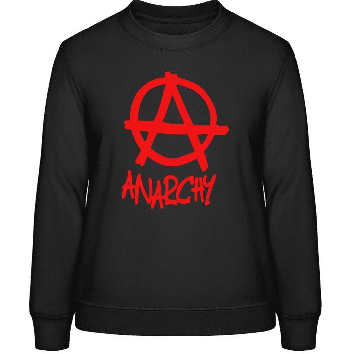 Anarchy Symbol Sweatshirt för kvinnor contain pic