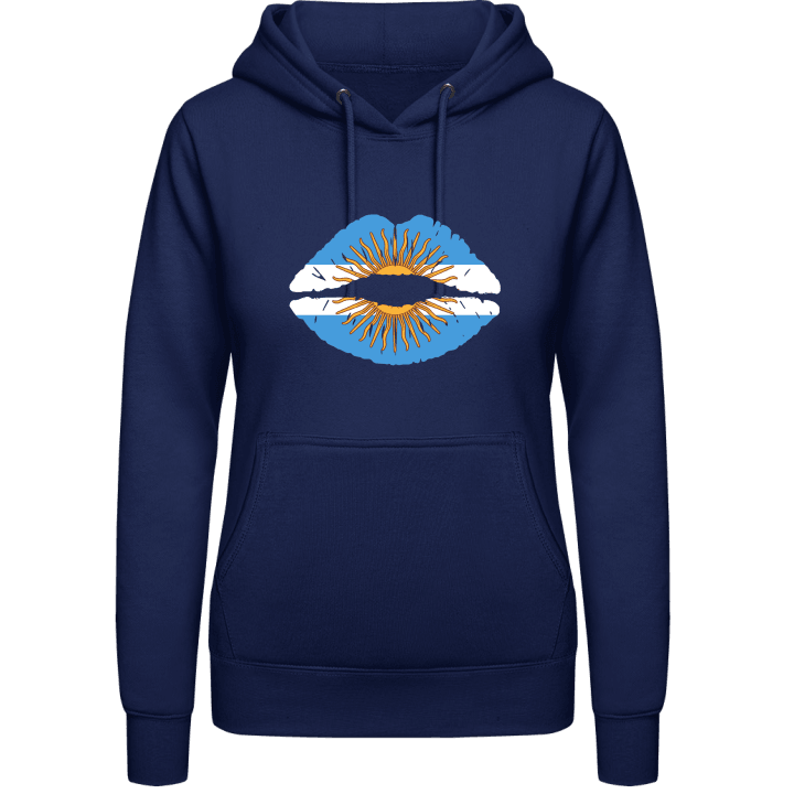 Argentinian Kiss Flag Vrouwen Hoodie contain pic