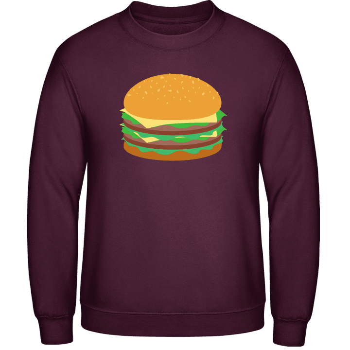 Hamburger Illustration Sweatshirt contain pic