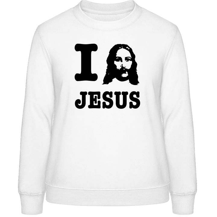 I Love Jesus Women Sweatshirt contain pic