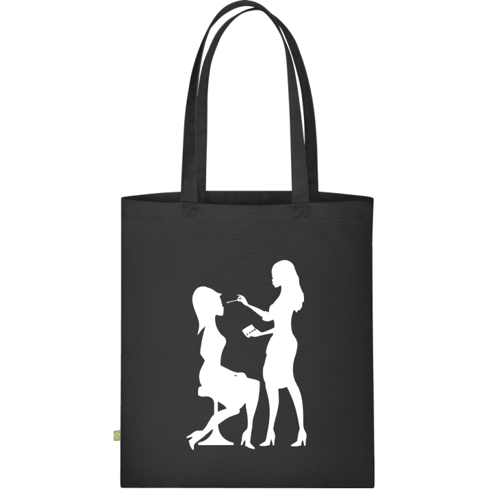 Beautician Silhouette Stofftasche contain pic