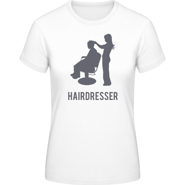 Hairdresser at Work T-shirt för kvinnor 0 image