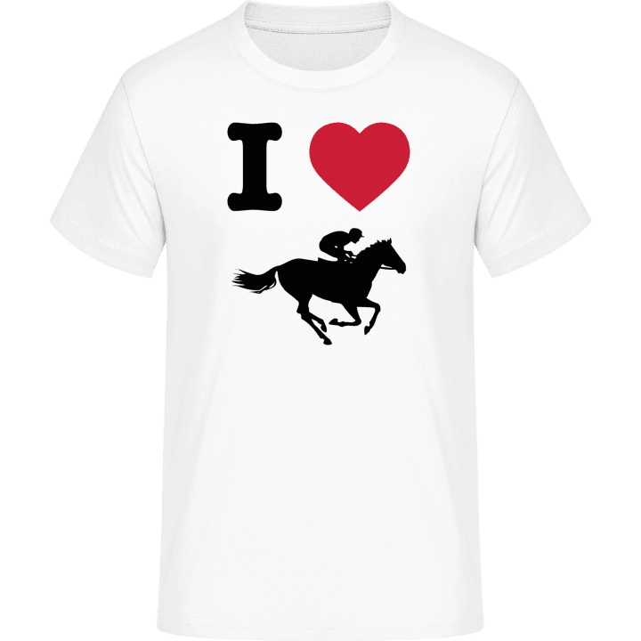 I Heart Horse Races T-skjorte contain pic