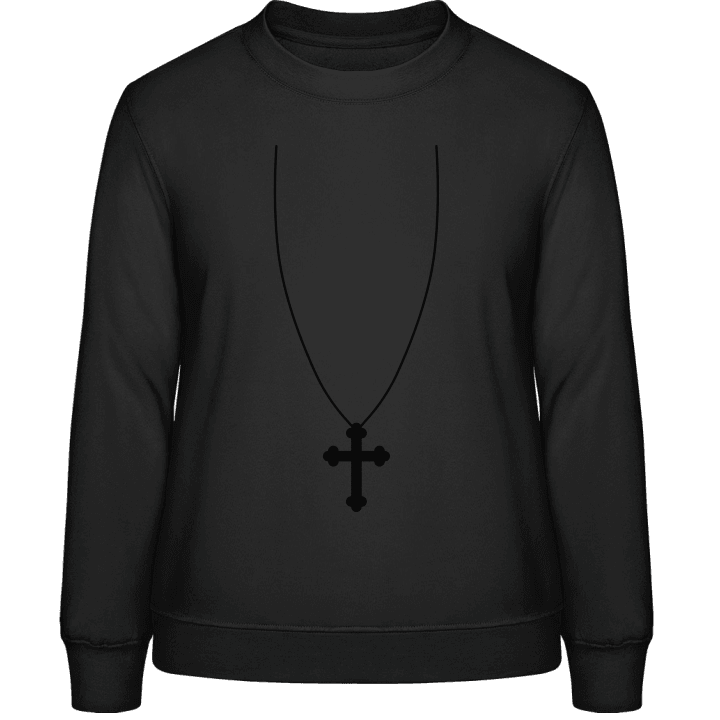 Kreuz Halskette Frauen Sweatshirt contain pic
