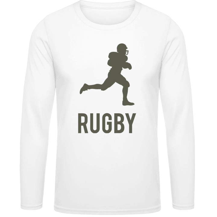 Rugby Silhouette Langarmshirt contain pic