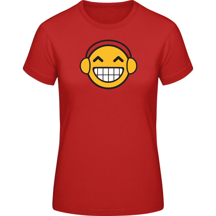 Headphones Smiley Frauen T-Shirt 0 image