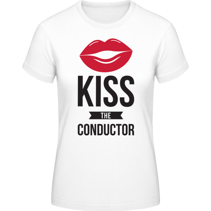 Kiss The Conductor T-shirt för kvinnor contain pic