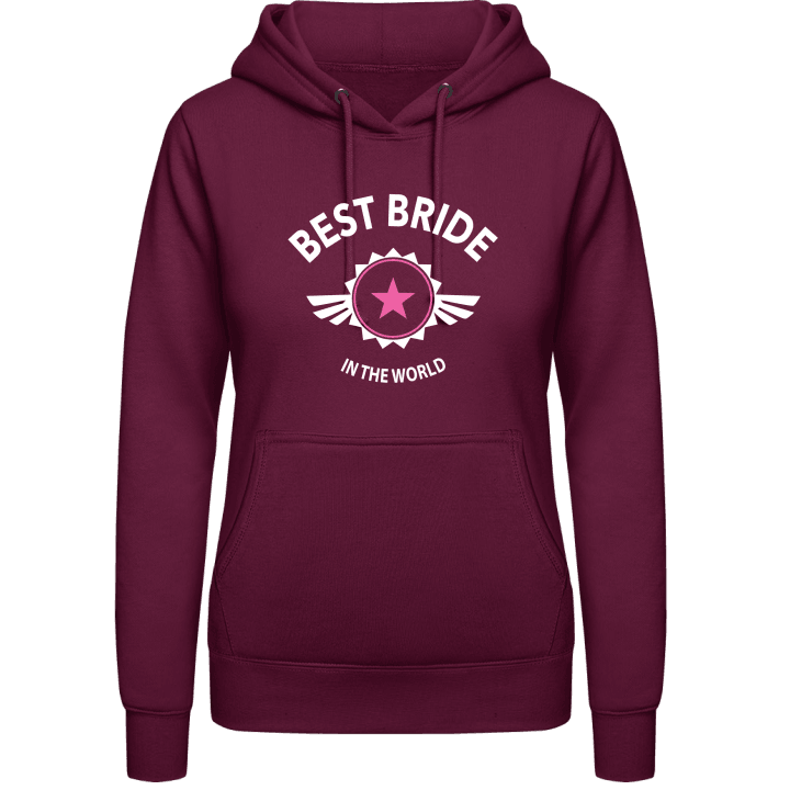 Best Bride in the World Vrouwen Hoodie contain pic