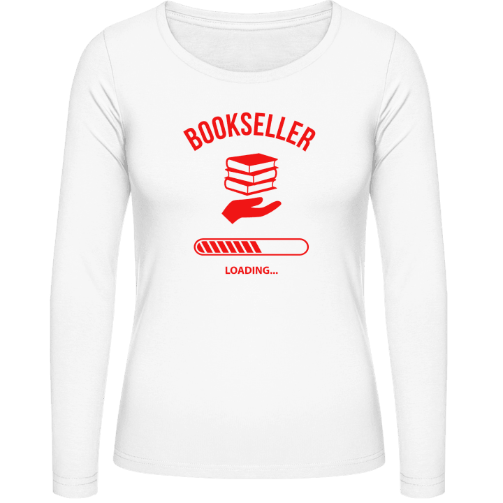 Bookseller Loading T-shirt à manches longues pour femmes contain pic
