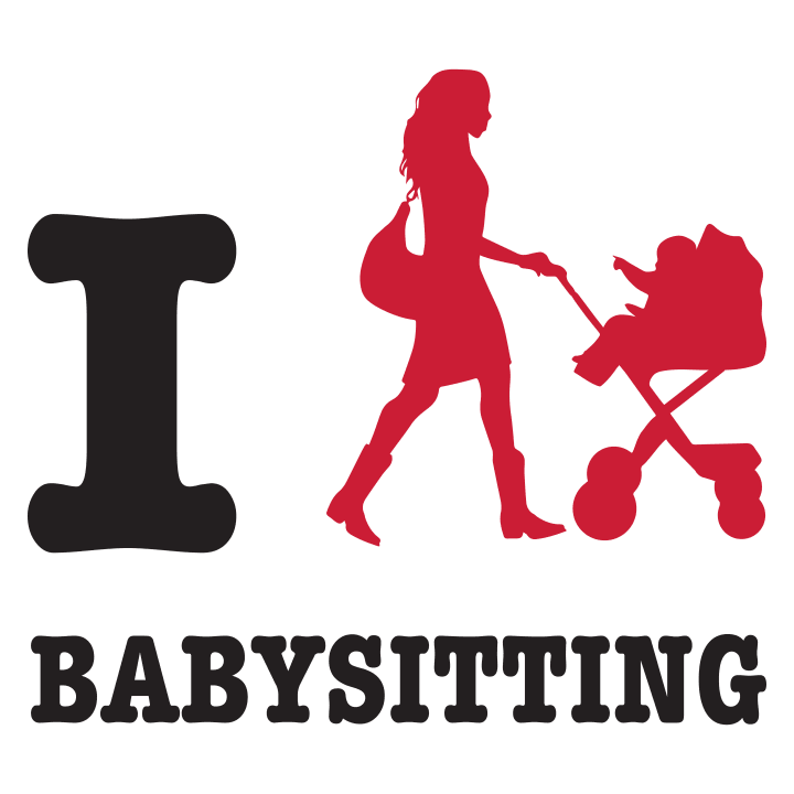 I Love Babysitting Sweat à capuche pour femme 0 image