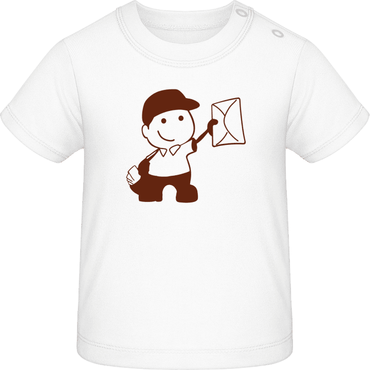 Postman Illustration Baby T-skjorte contain pic