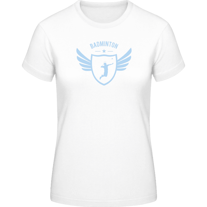 Badminton Winged Frauen T-Shirt contain pic