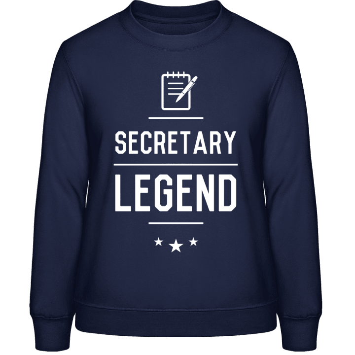 Secretary Legend Frauen Sweatshirt contain pic