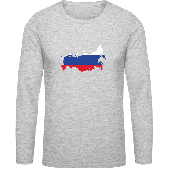 Russia Map Langermet skjorte contain pic