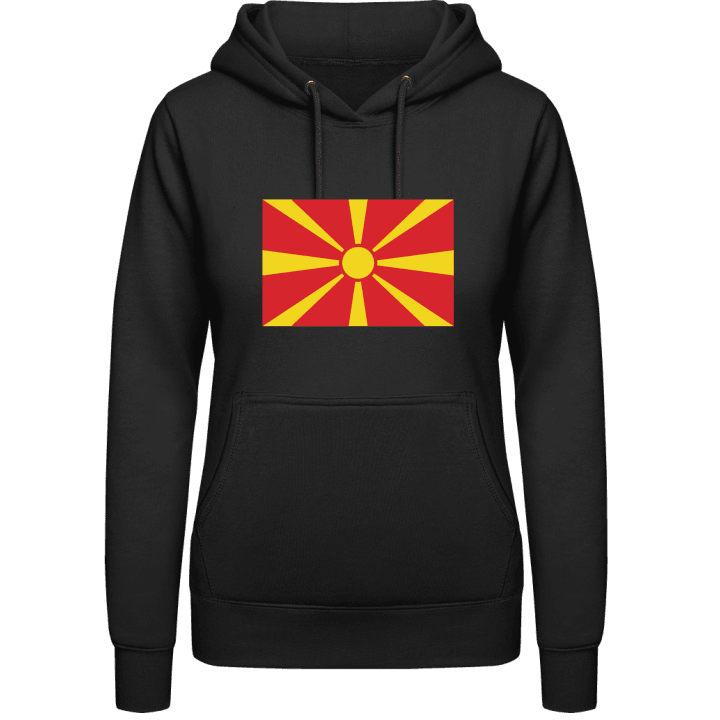 Macedonia Flag Sweat à capuche pour femme contain pic