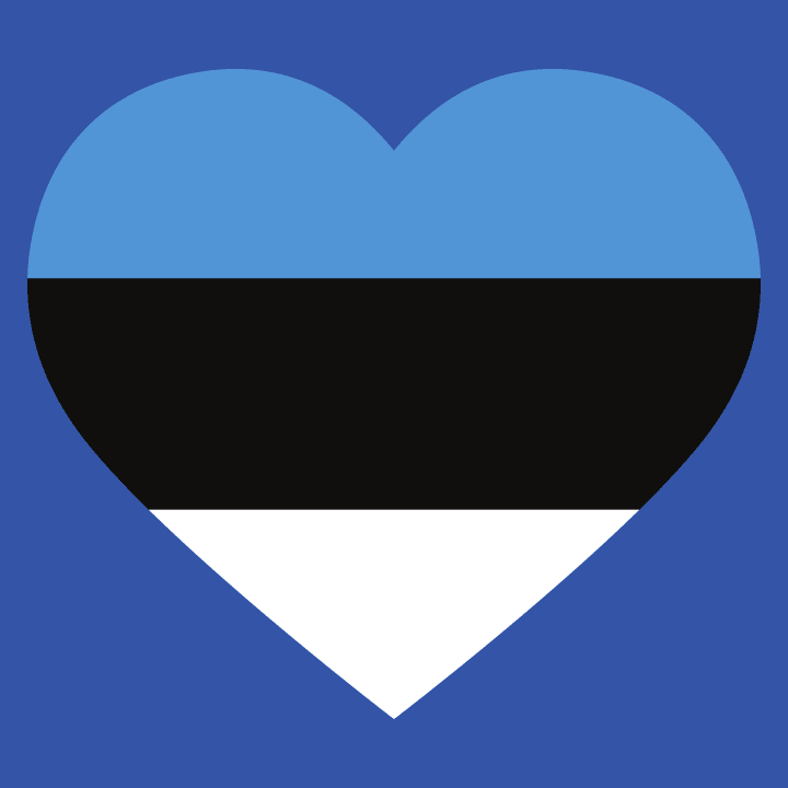 Estonia Heart T-shirt för kvinnor 0 image