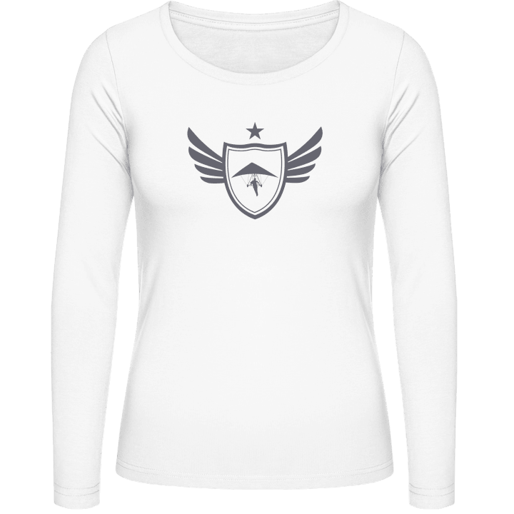 Hang Gliding Star Langermet skjorte for kvinner contain pic