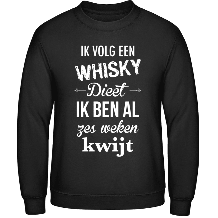Ik Volg Een Whisky Diet Sudadera contain pic