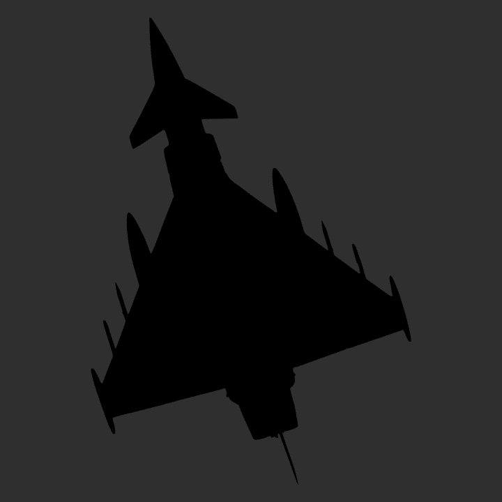 Fighter Jet Silhouette Baby Rompertje 0 image