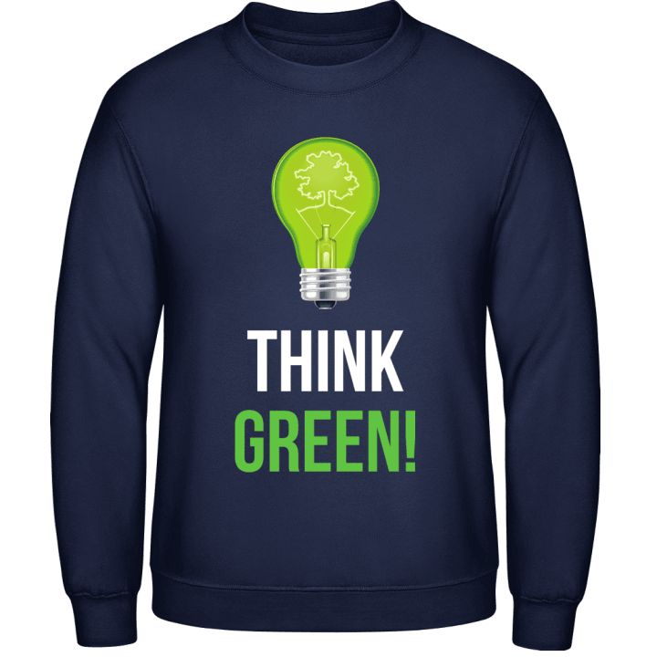 Think Green Logo Tröja contain pic