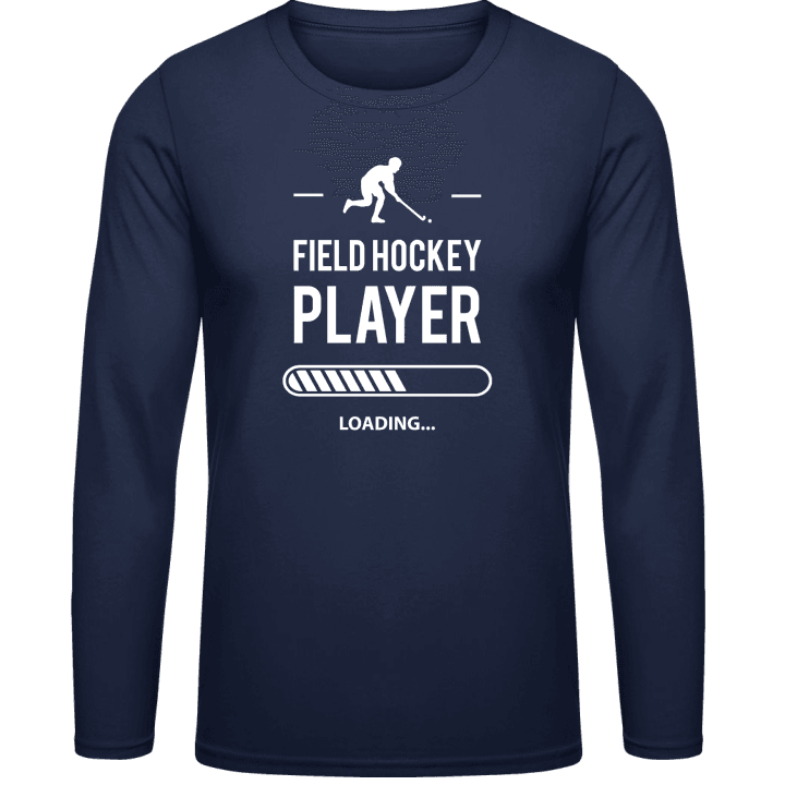 Field Hockey Player Loading Långärmad skjorta contain pic