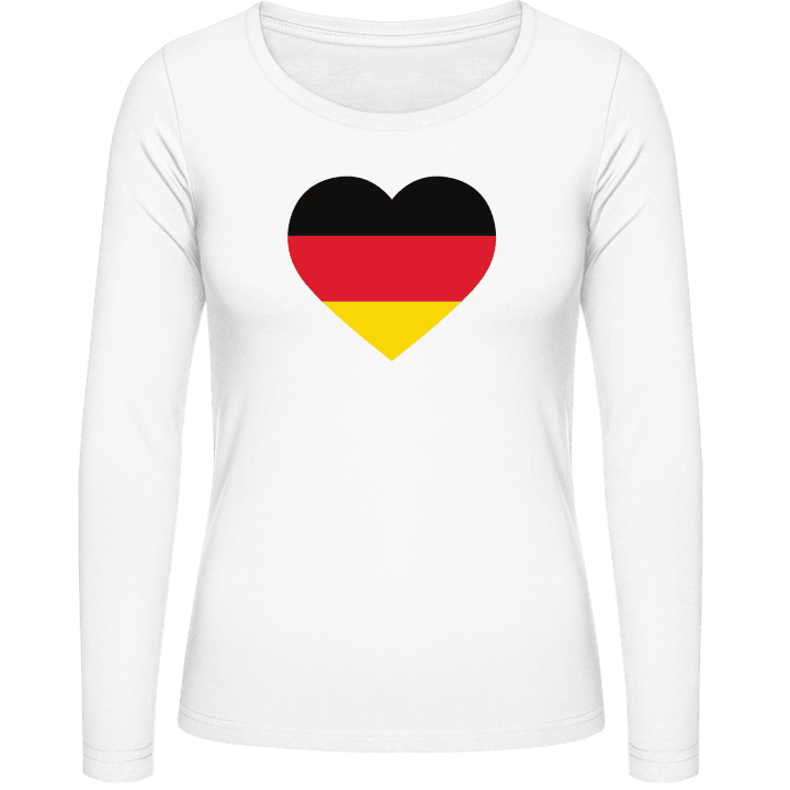 Deutschland Herz Frauen Langarmshirt contain pic