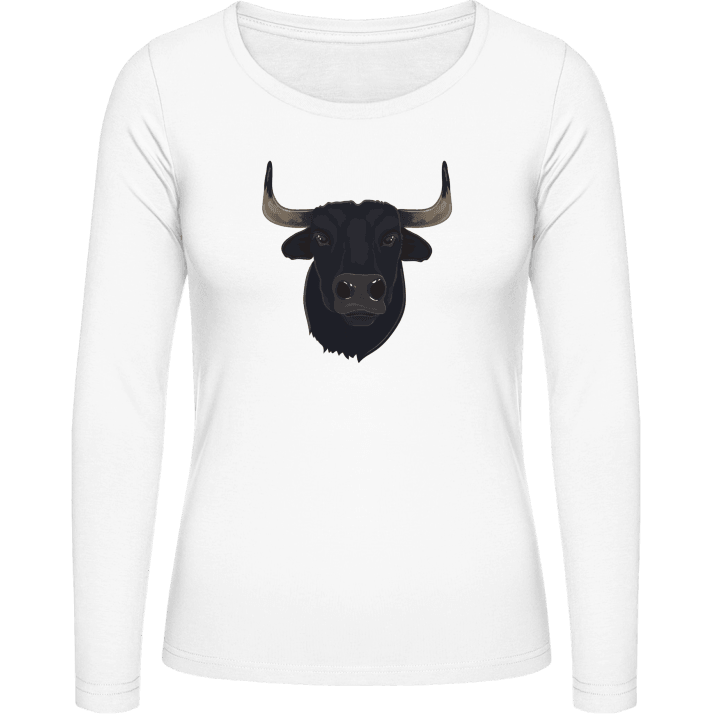 Bull Head Realistic Women long Sleeve Shirt 0 image