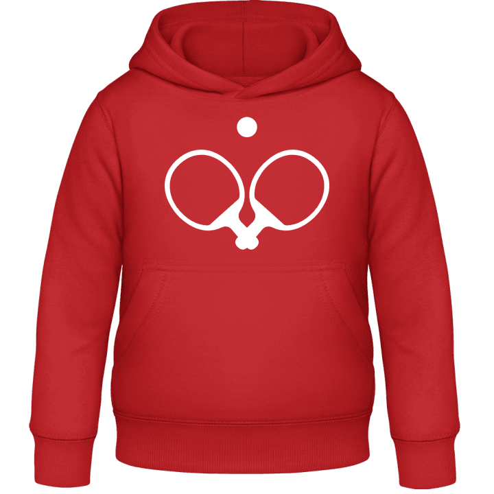 Table Tennis Equipment Kids Hoodie contain pic