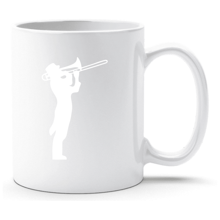 Trombone Player Silhouette Cup contain pic