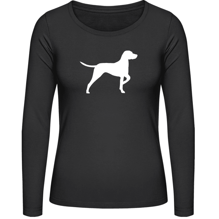 Hunting Dog Langermet skjorte for kvinner 0 image