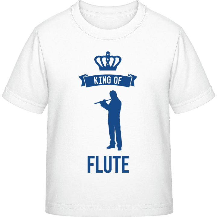 King Of Flute T-skjorte for barn contain pic