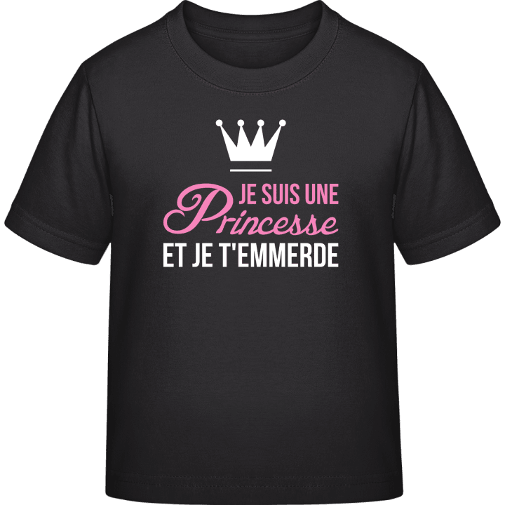 Je Suis Une Princesse Et Je T'emmerde Kinderen T-shirt contain pic