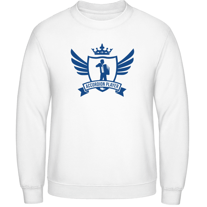 Accordion Player Winged Sweatshirt contain pic