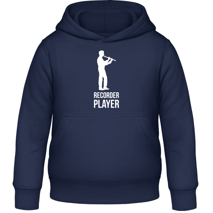 Recorder Player Kids Hoodie contain pic