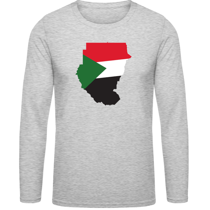 Sudan Map Långärmad skjorta contain pic