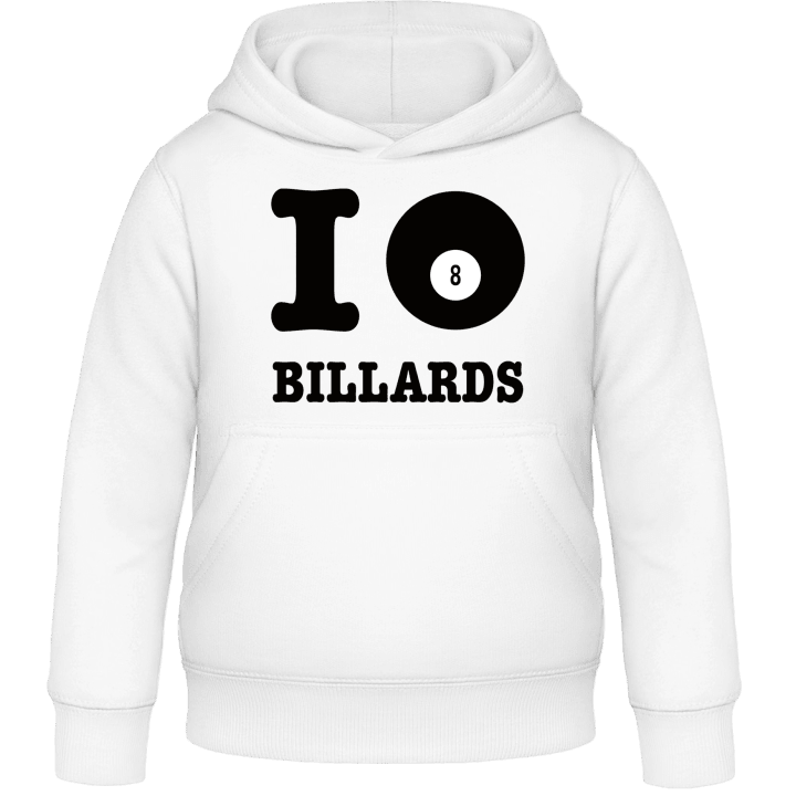 I Heart Billiards Kids Hoodie contain pic