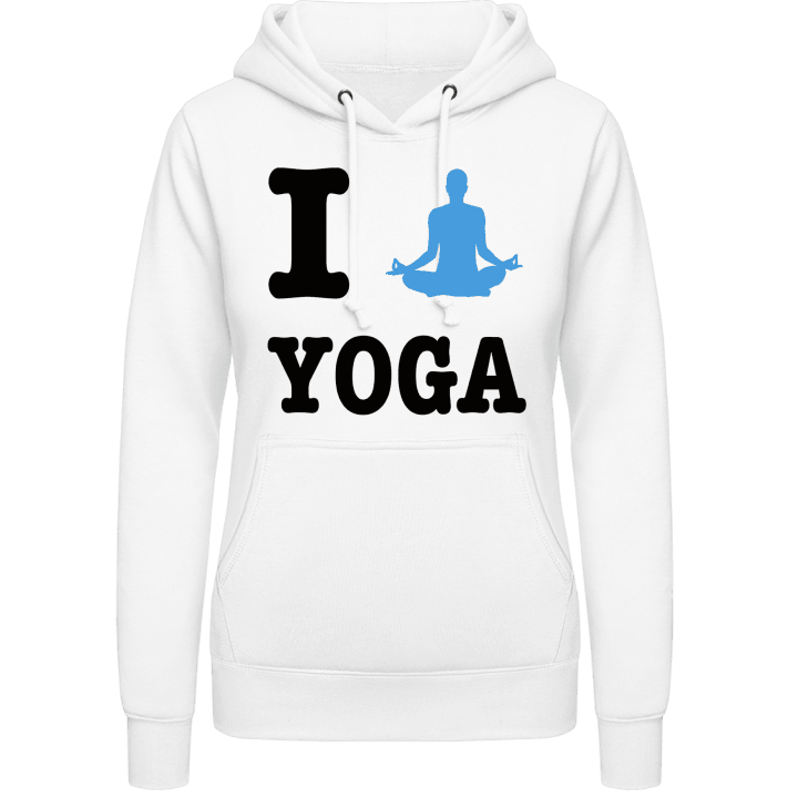 I Love Yoga Hettegenser for kvinner contain pic