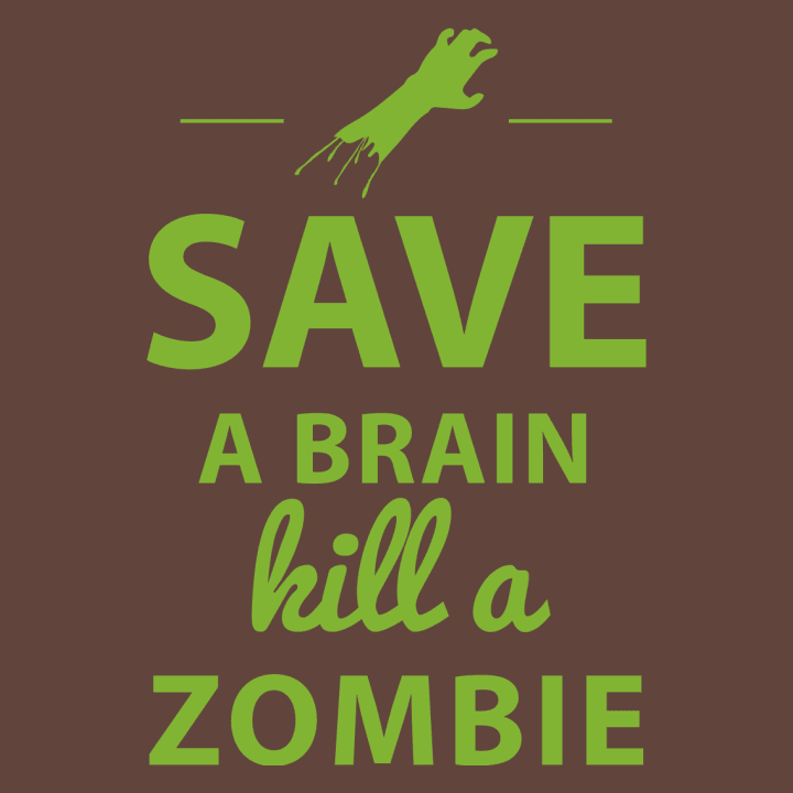 Save A Brain Kill A Zombie Forklæde til madlavning 0 image