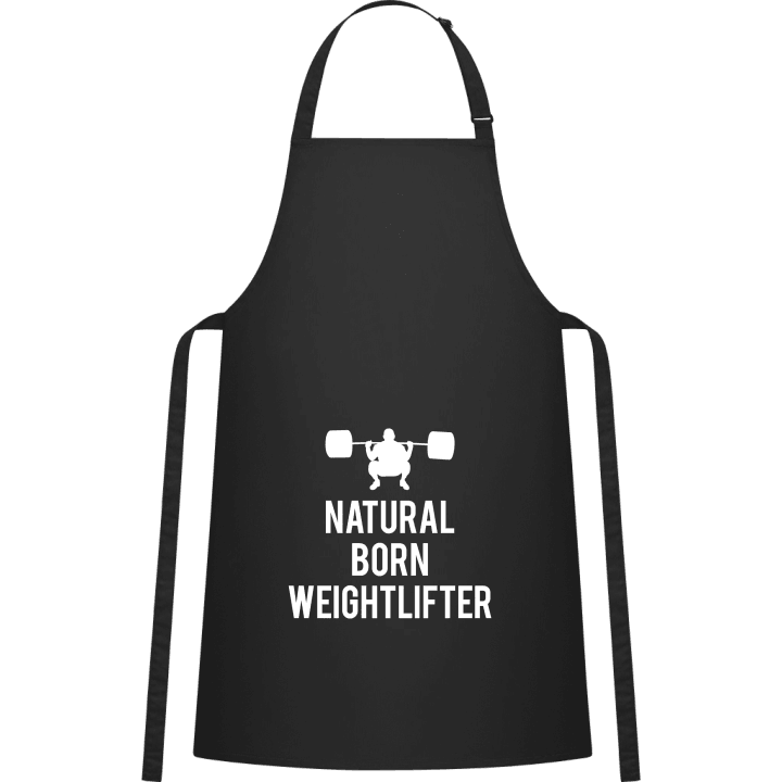 Natural Born Weightlifter Delantal de cocina contain pic