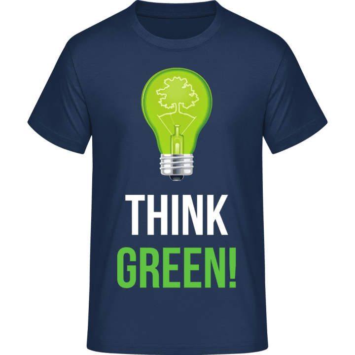 Think Green Logo T-skjorte contain pic