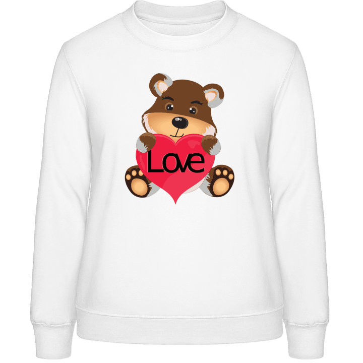 Love Teddy Sweatshirt för kvinnor contain pic