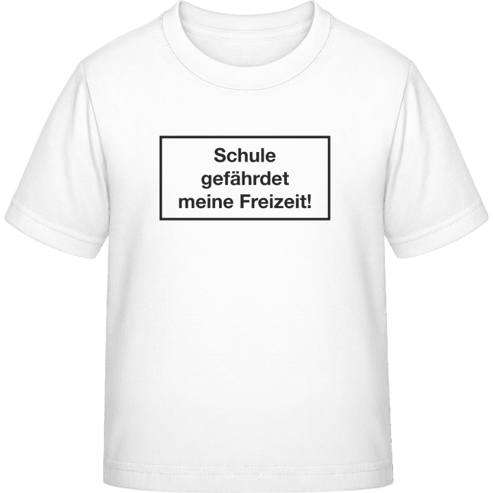 Schule gefährdet meine Freizeit T-shirt pour enfants contain pic
