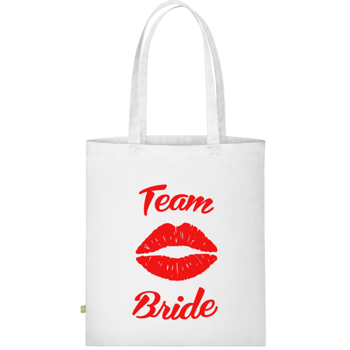 Team Bride Kiss Lips Väska av tyg contain pic