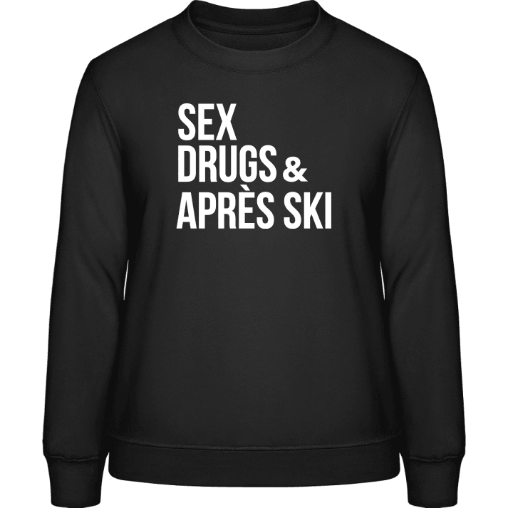 Sex Drugs & Après Ski Vrouwen Sweatshirt contain pic