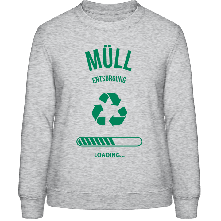 Müll Entsorgung Loading Vrouwen Sweatshirt contain pic